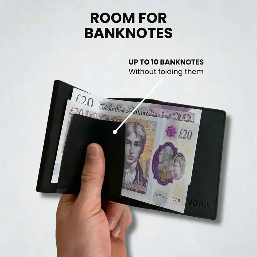 Vivora SlimFold™ – RFID Card Wallet with Pop-Up Card Holder