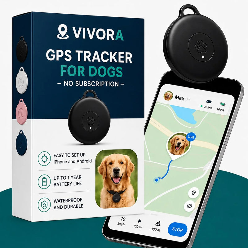 GPS Tracker for Dogs - No Subscription (Android/Apple)