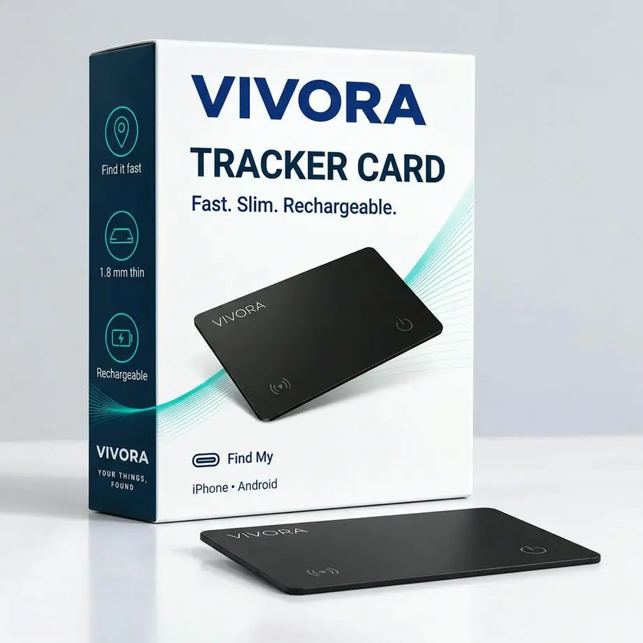 Vivora TrackCard™ – Wallet Tracker Card, No Subscription (Android/Apple)
